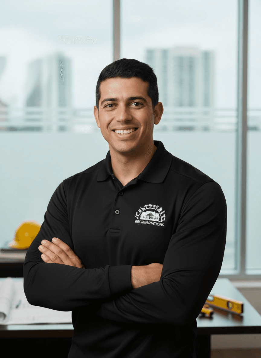 Bryam Bonilla, owner of BBS Renovations